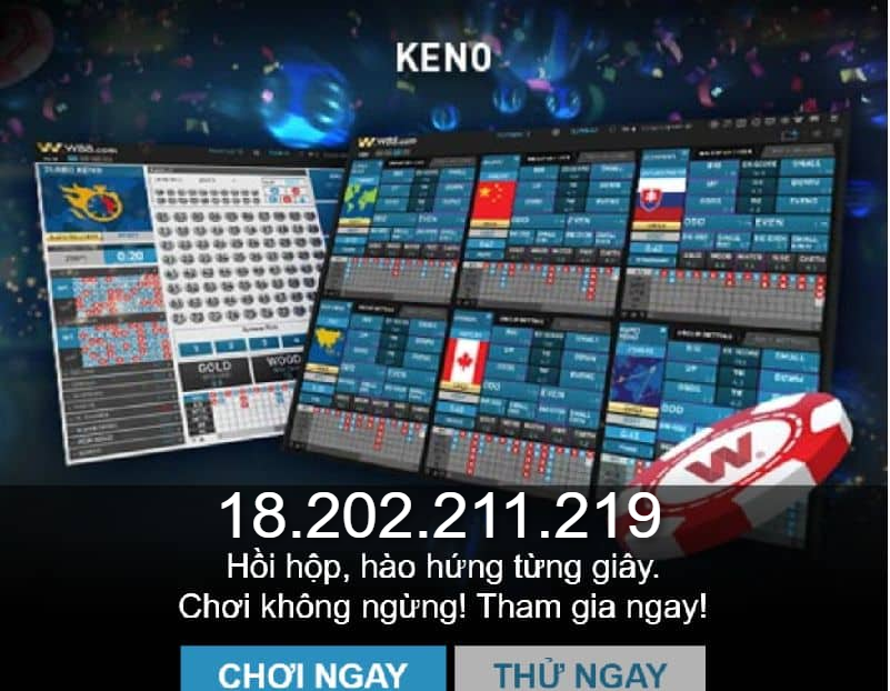 Đăng ký tài khoản W88 để chơi Xổ số Keno online